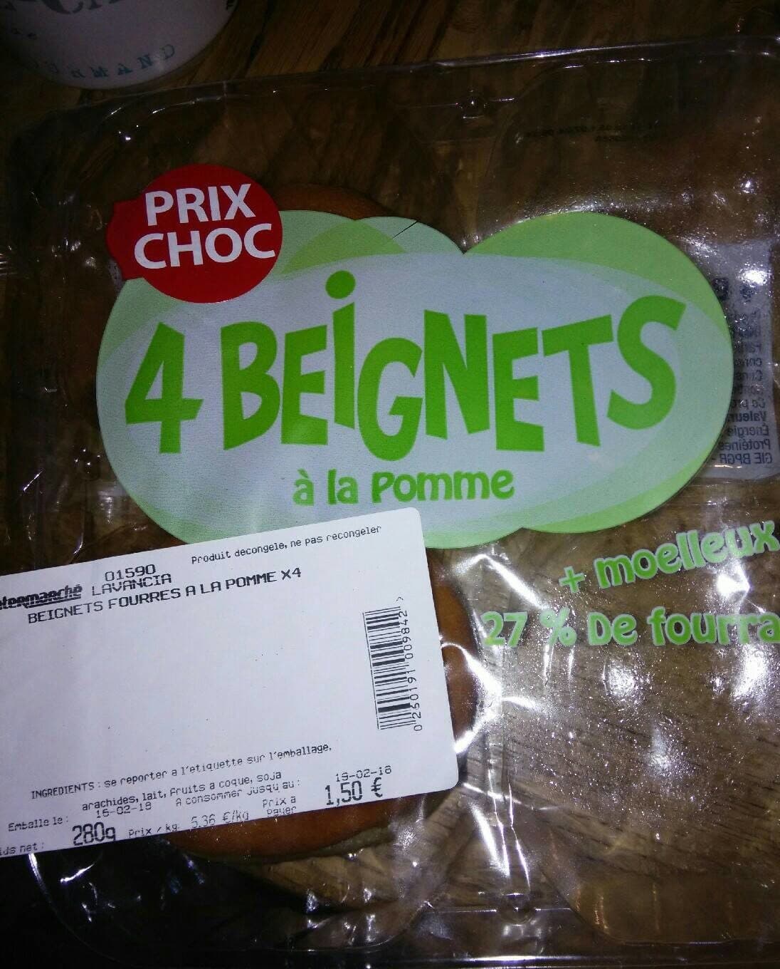 Casino Beignets a la pomme du Val de Loire packshot