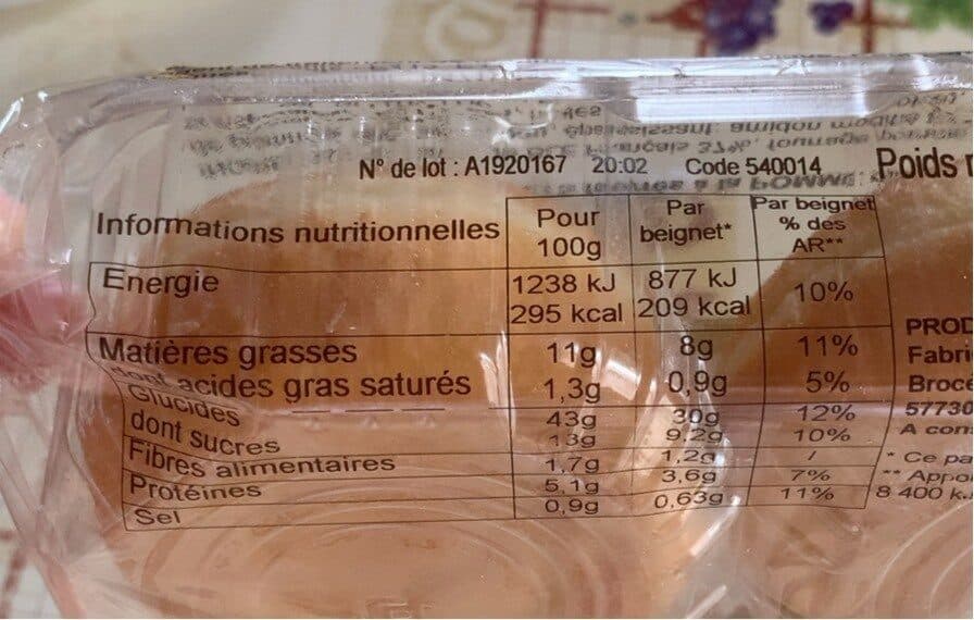 Casino Beignets a la pomme du Val de Loire packshot