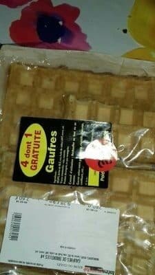 Intermarché 4 gauffres packshot