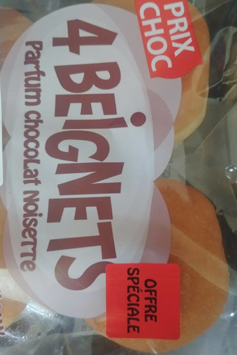 Open Food Facts Beignets chocolat noisette packshot