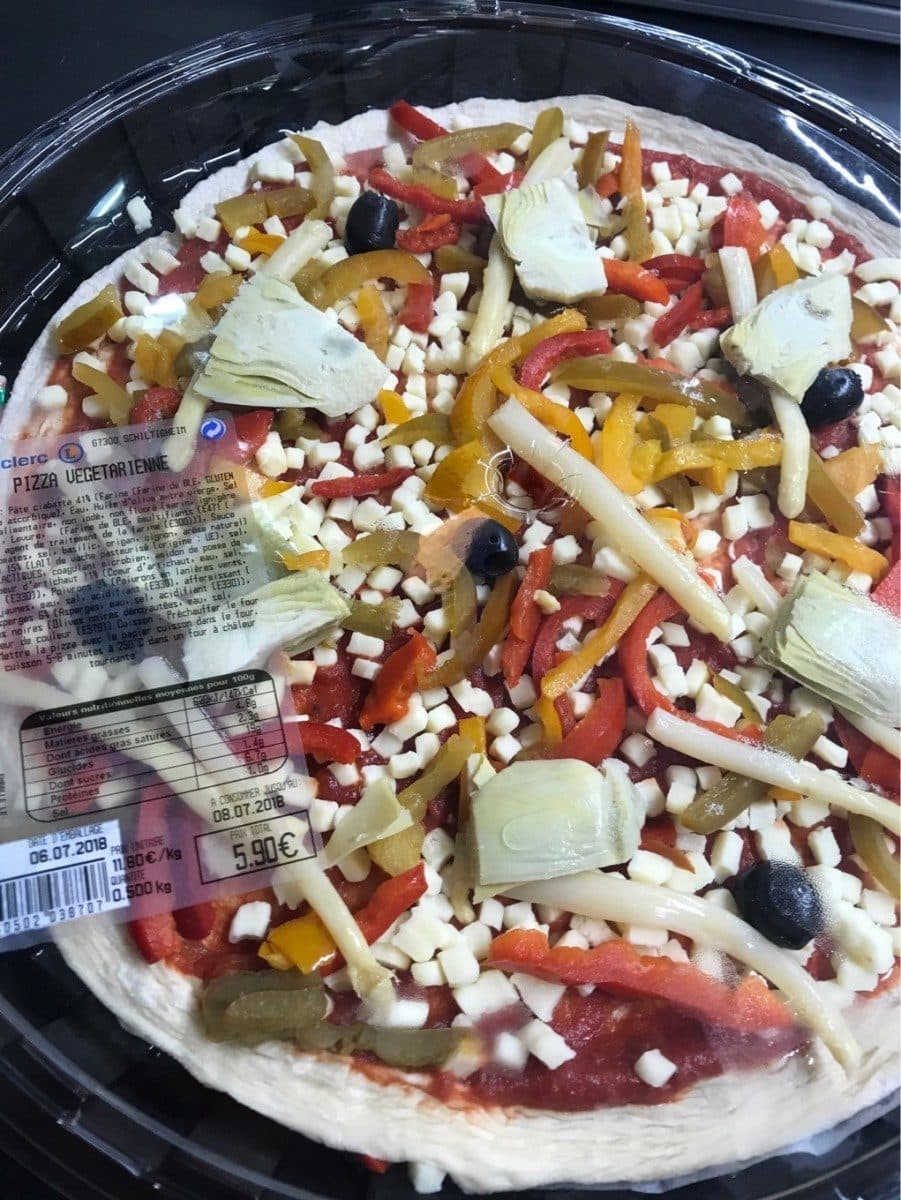 Open Food Facts Pizza vegetarienne packshot