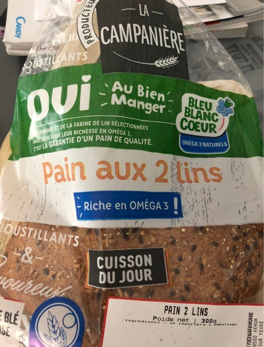 Open Food Facts Pains aux 2 lins packshot