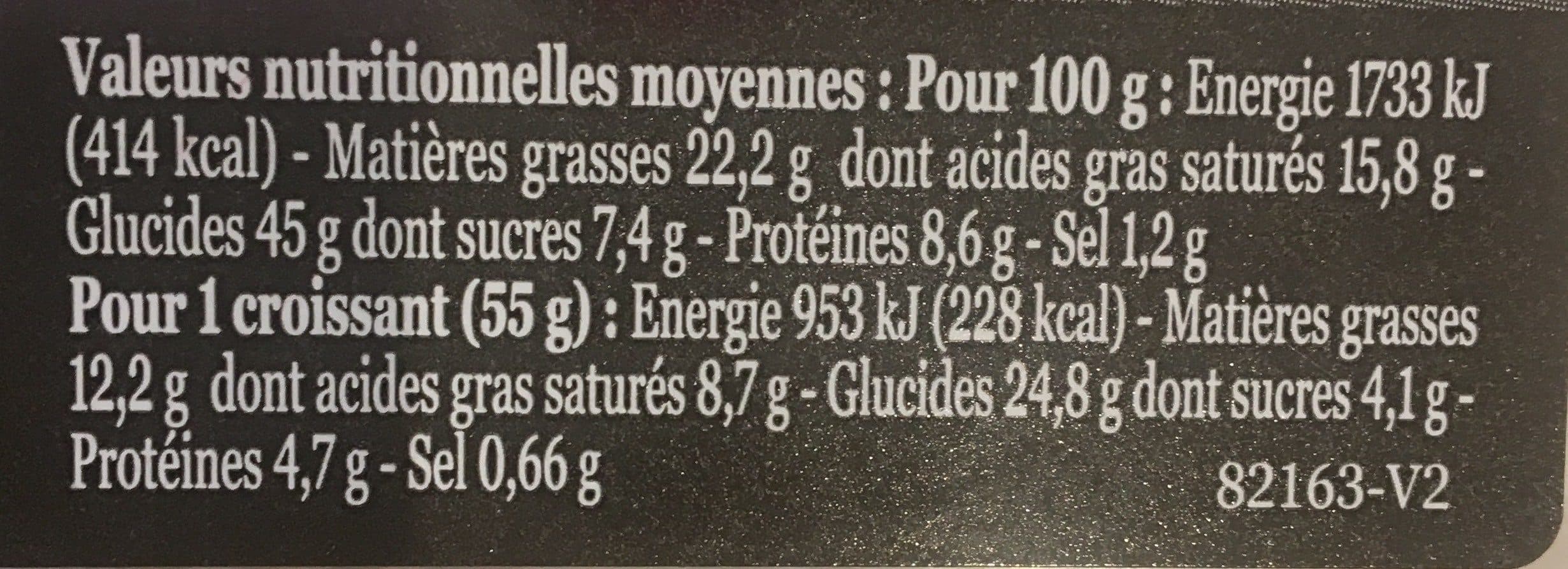 La Fournée Campanière Croissants AOP x2 packshot