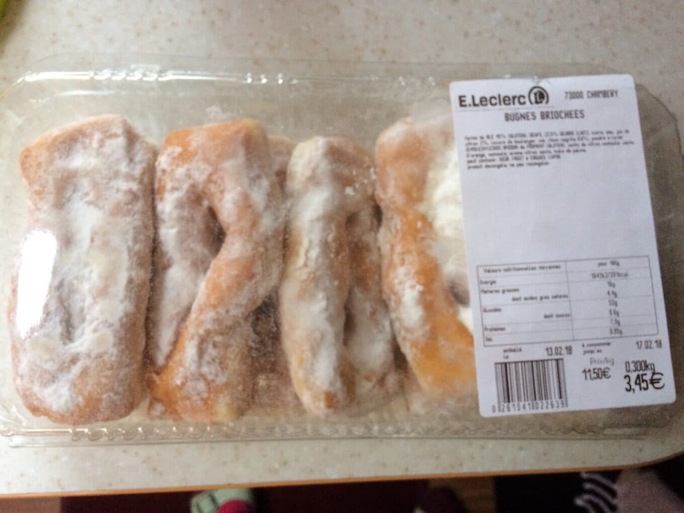 E.Leclerc Bugnes Bruochées packshot