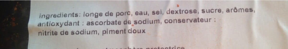Open Food Facts Lomo au piment doux packshot