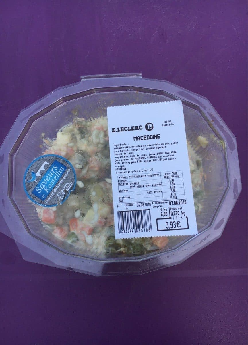 Open Food Facts Macedoine mayonnaise packshot