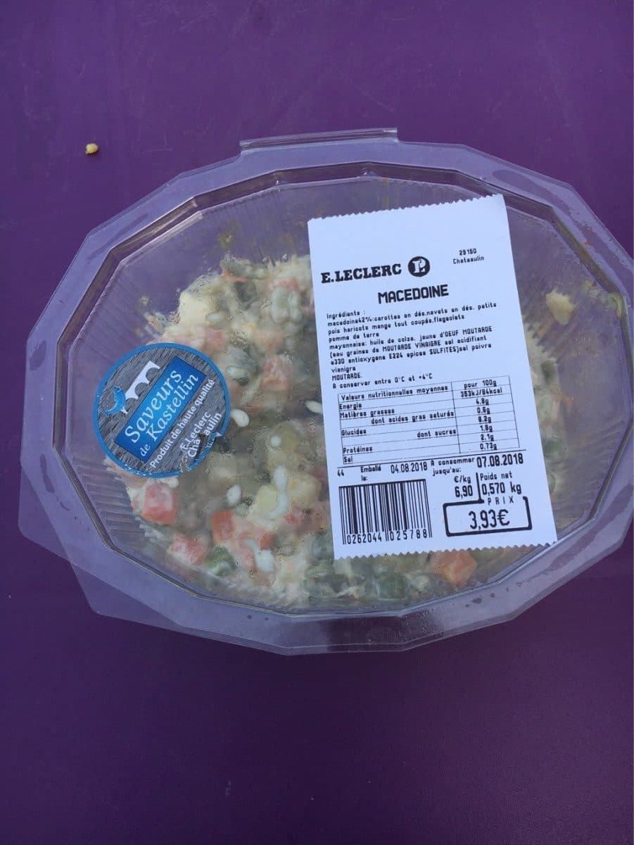 Open Food Facts Macedoine mayonnaise packshot