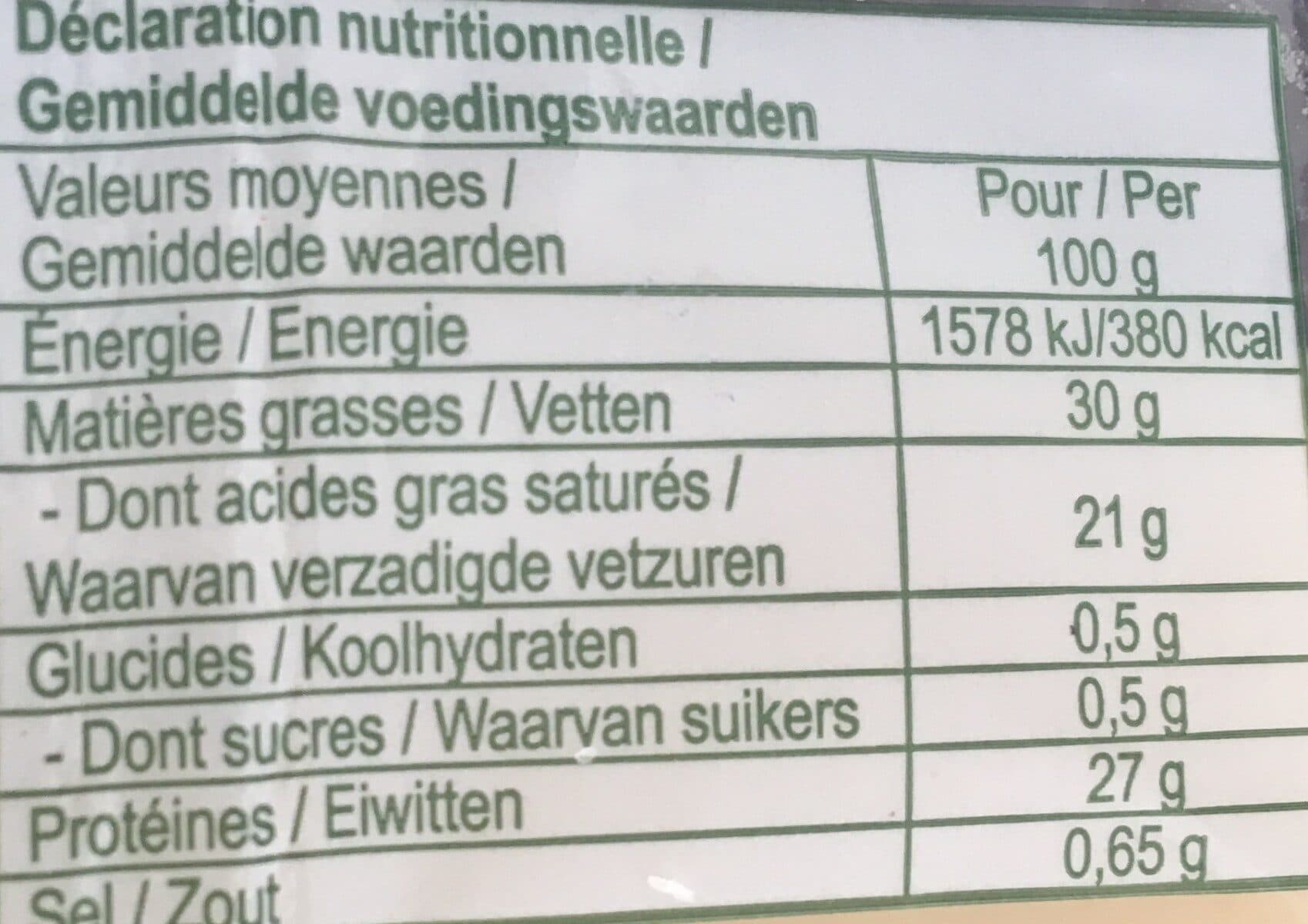 Vert bosquet Emmental packshot