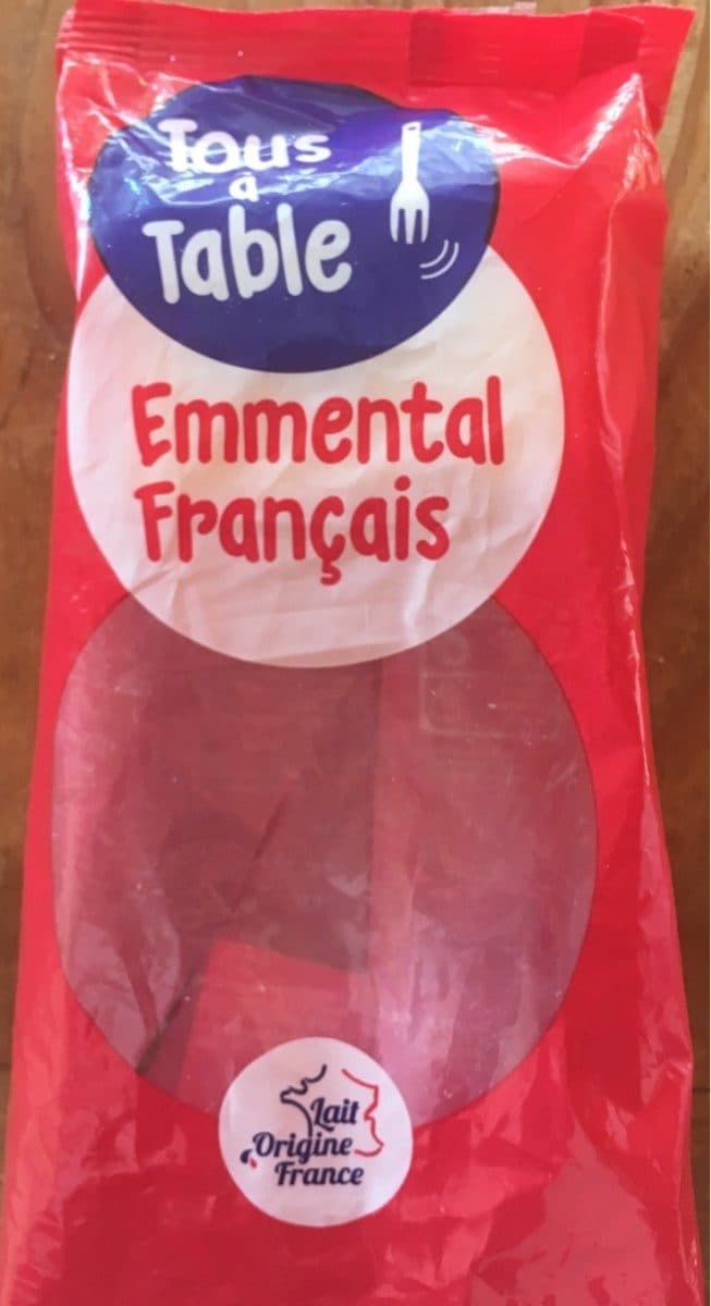 Tous à table Emmental Français packshot