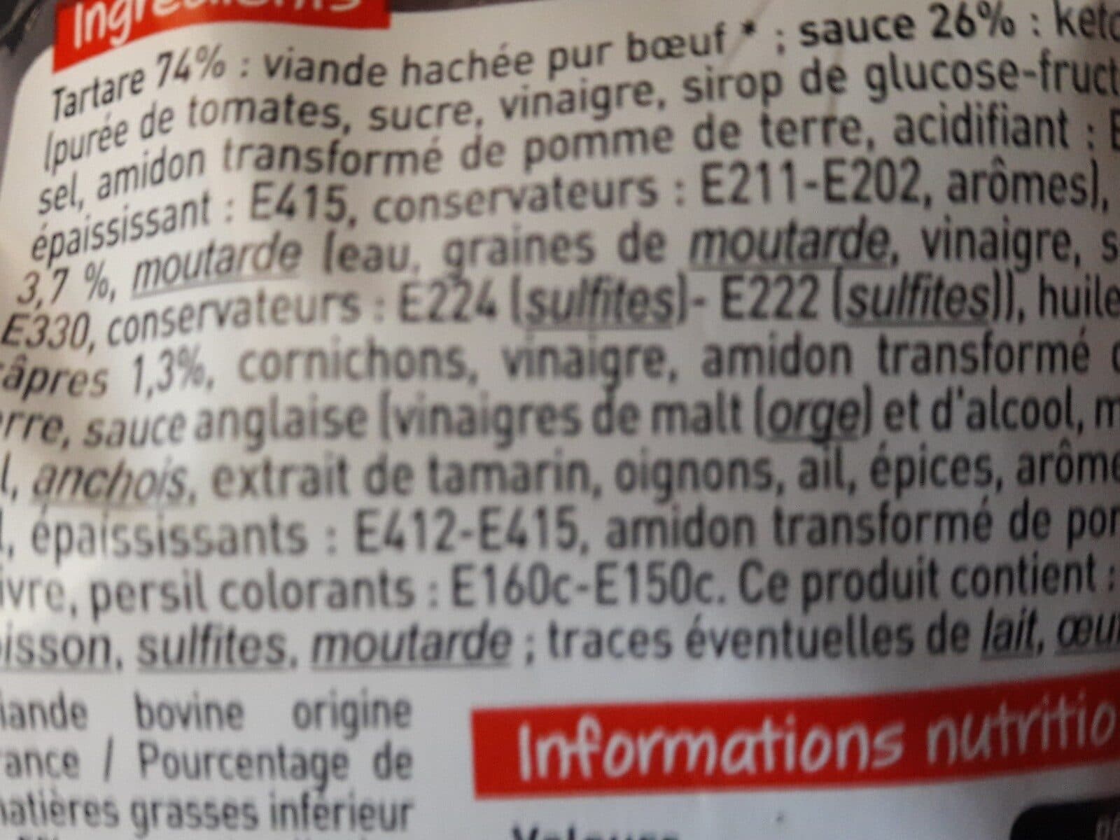 Open Food Facts Tartare packshot