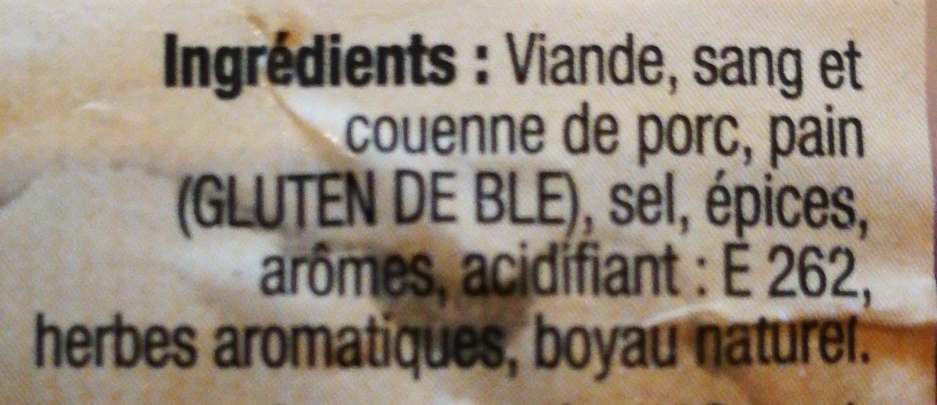 Open Food Facts Boudin de viande packshot
