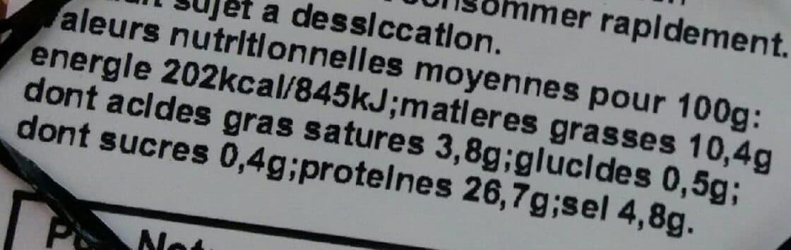 Open Food Facts Jambon cru packshot