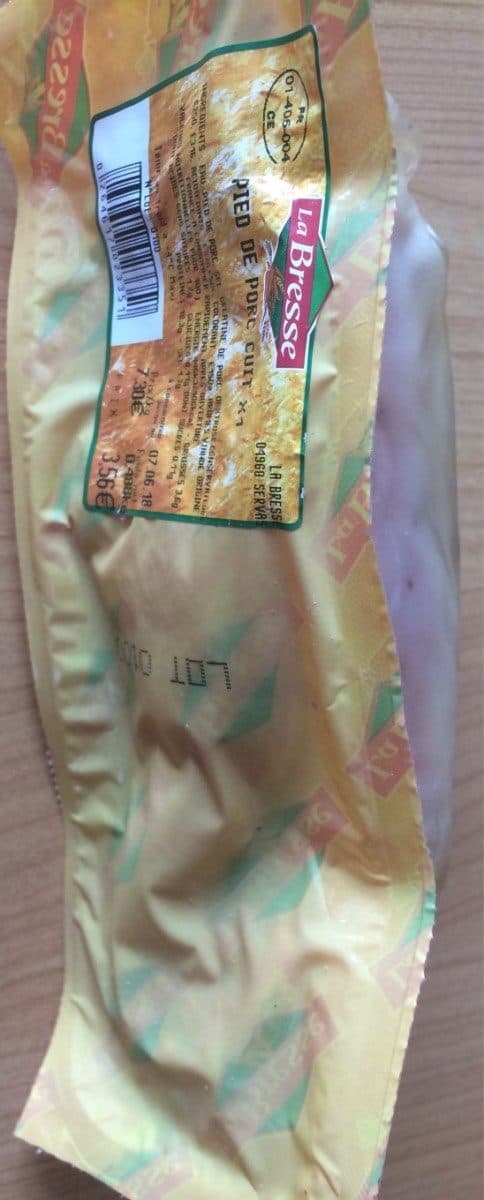 Open Food Facts Pied de porc cuit packshot