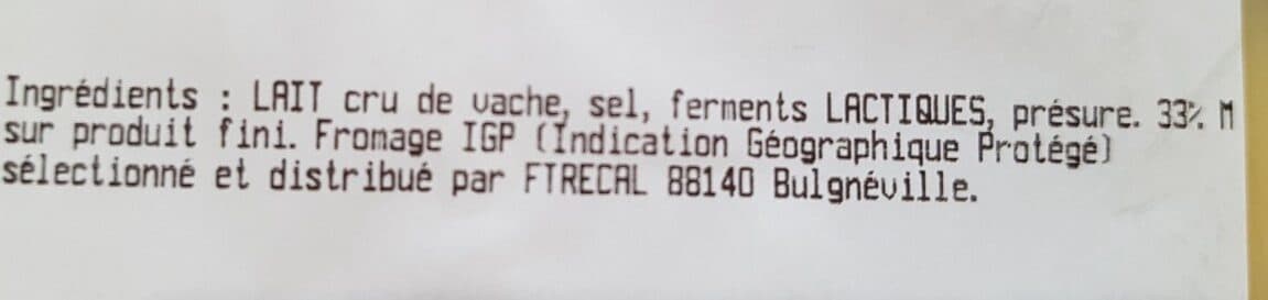Open Food Facts Emmental grand cru packshot