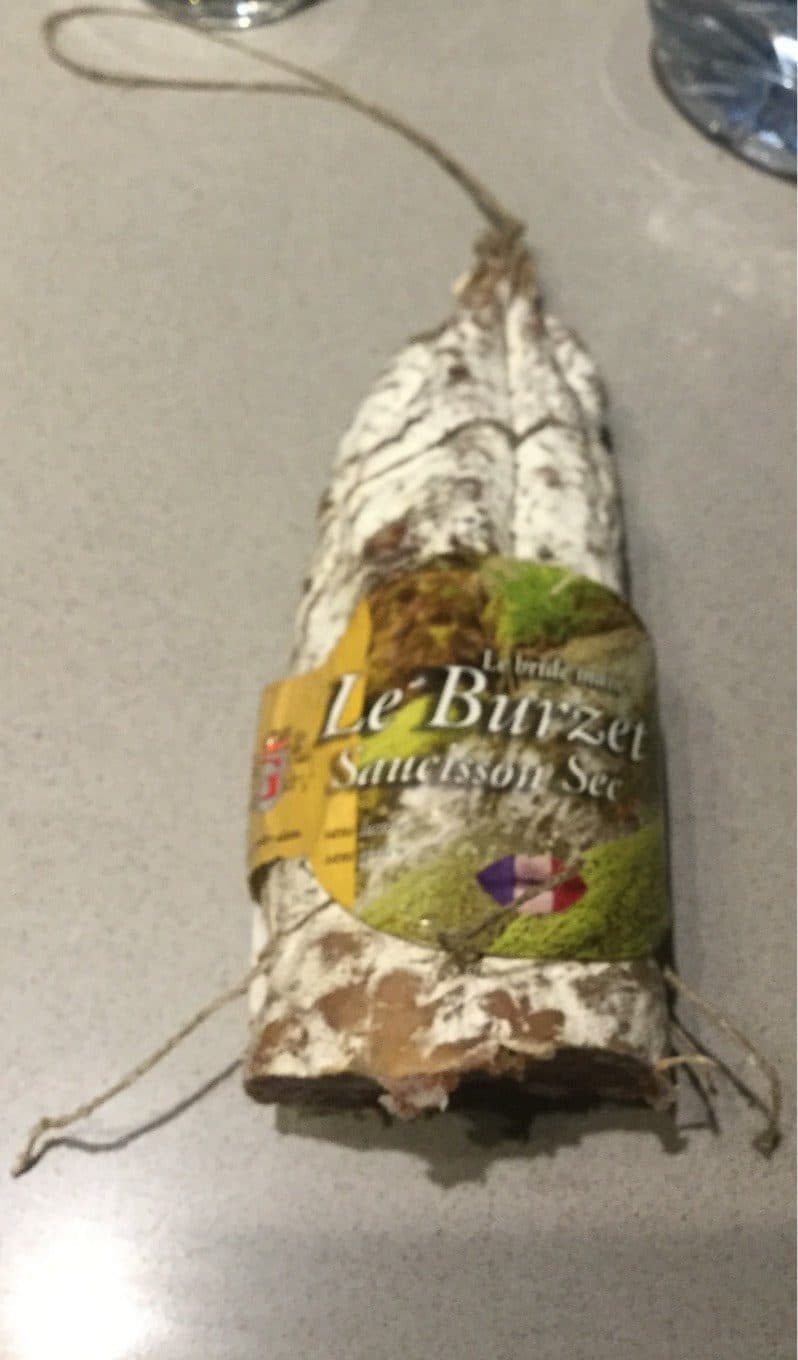 Guèze Le Burzet saucisson sec packshot