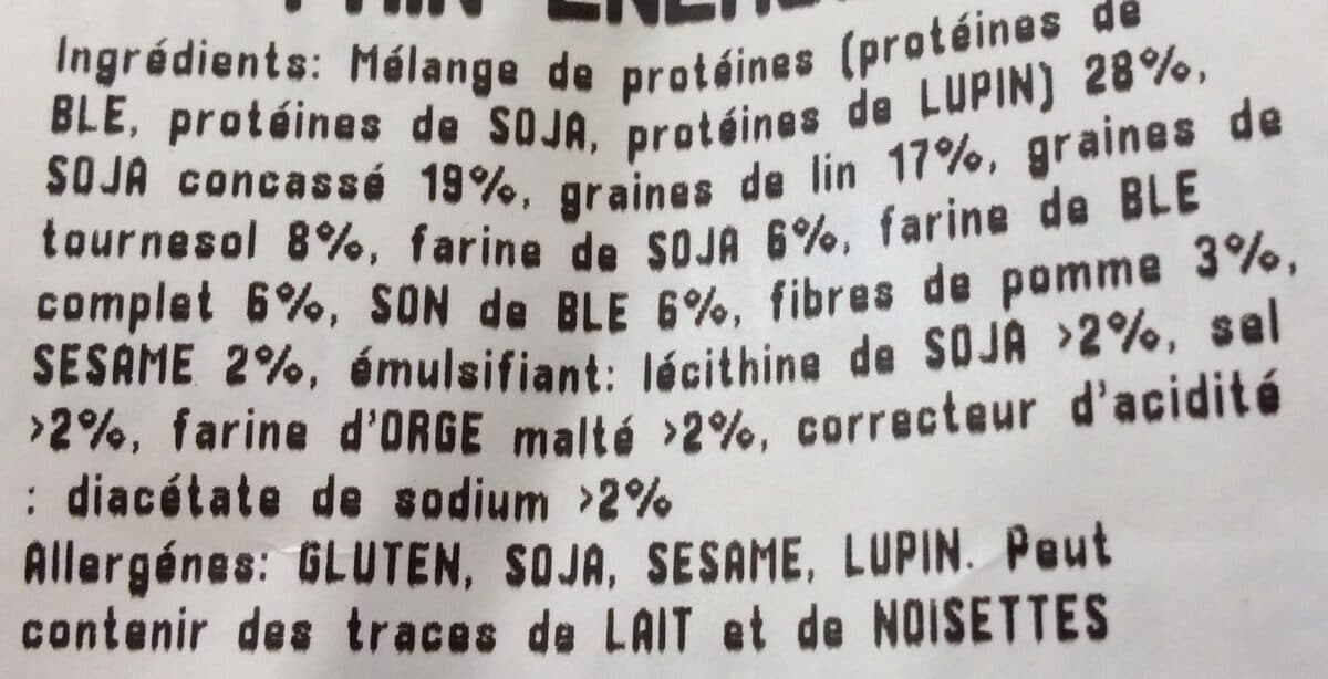 Open Food Facts Pain energus 10 packshot