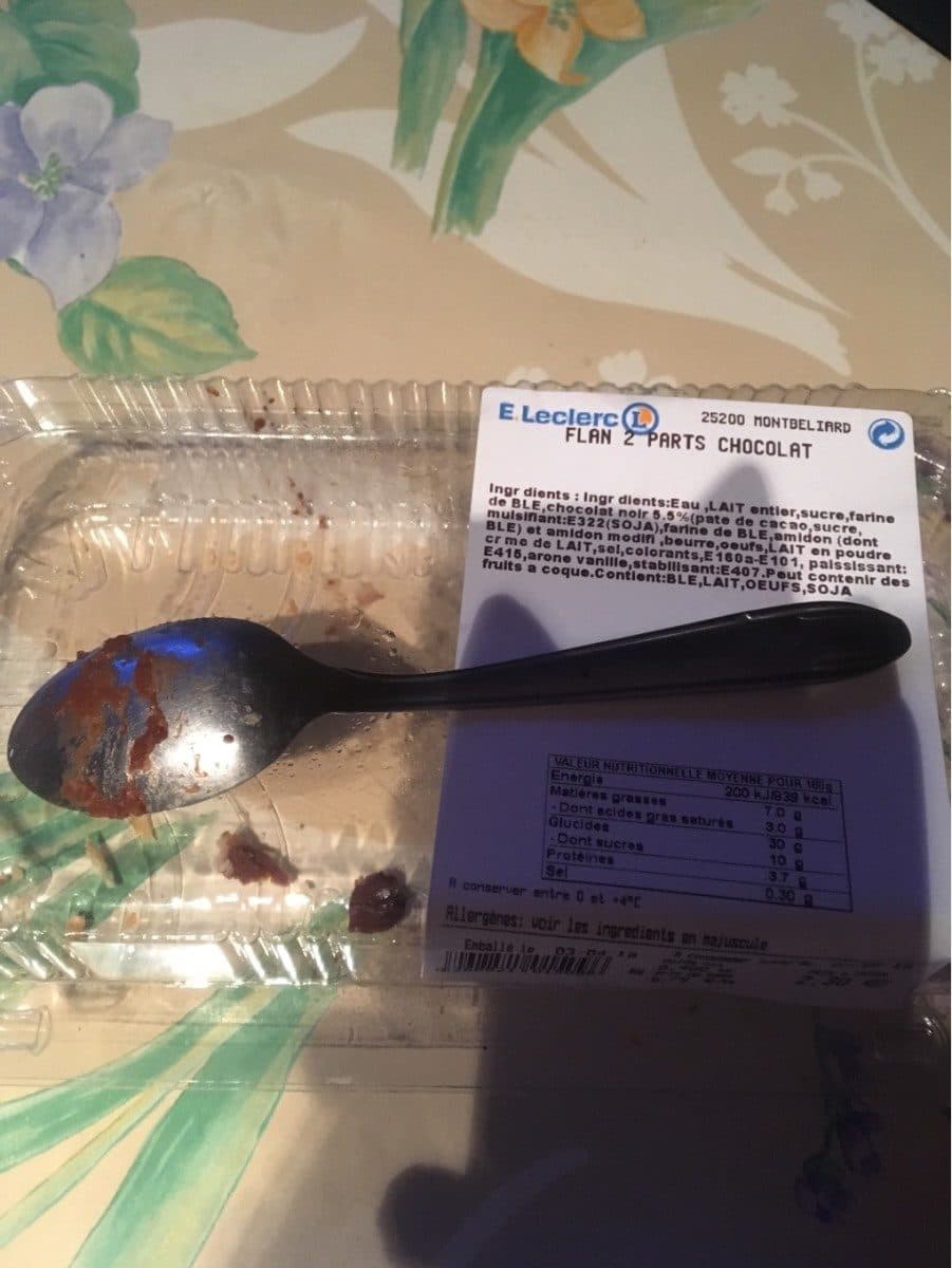 Open Food Facts Flan 2 parts chocolat packshot