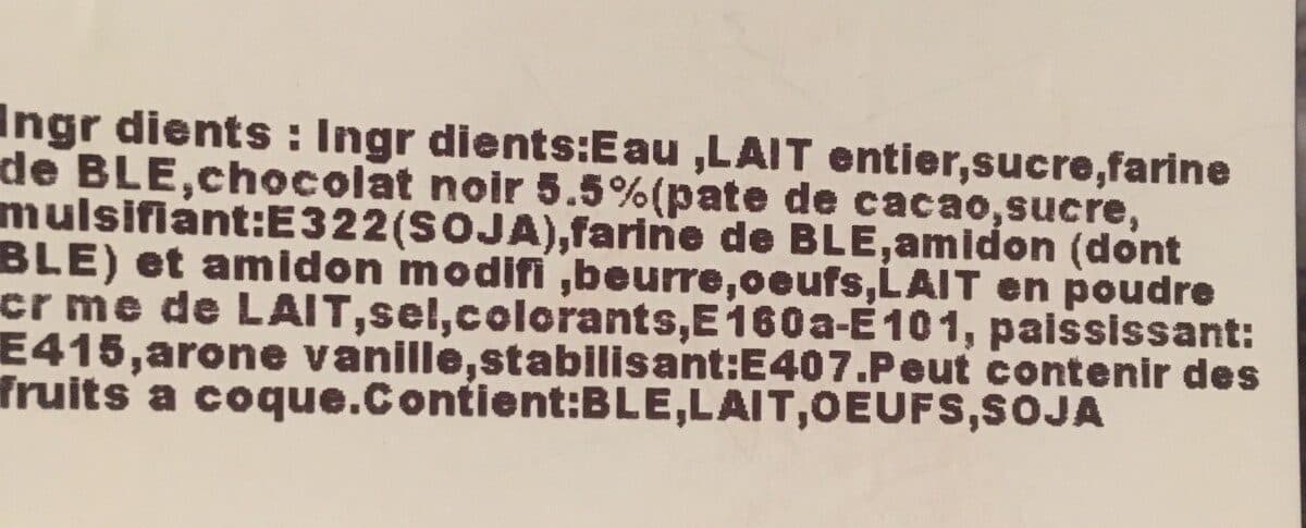 Open Food Facts Flan 2 parts chocolat packshot