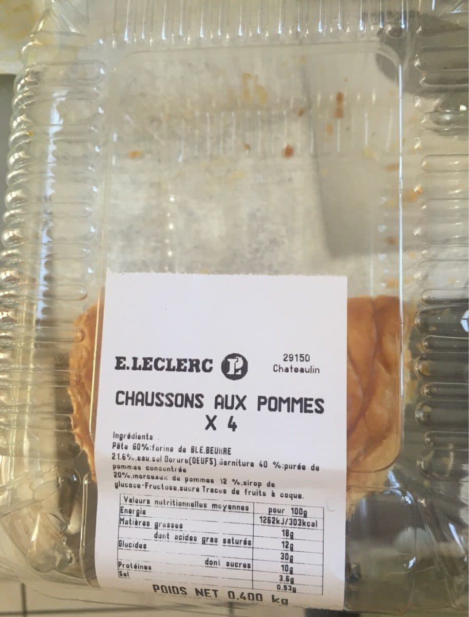 Open Food Facts Chaussons aux pommes packshot