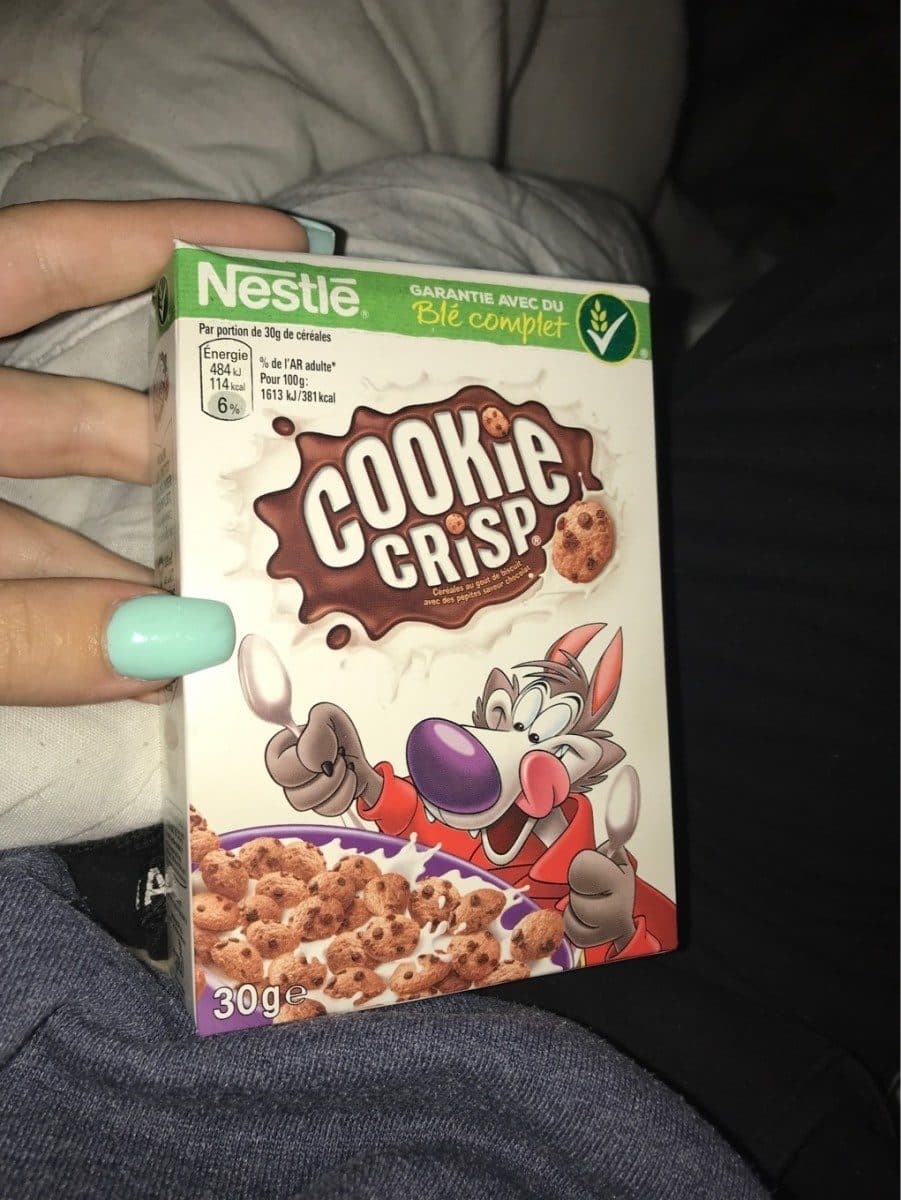 Nestlé cookie crisp packshot