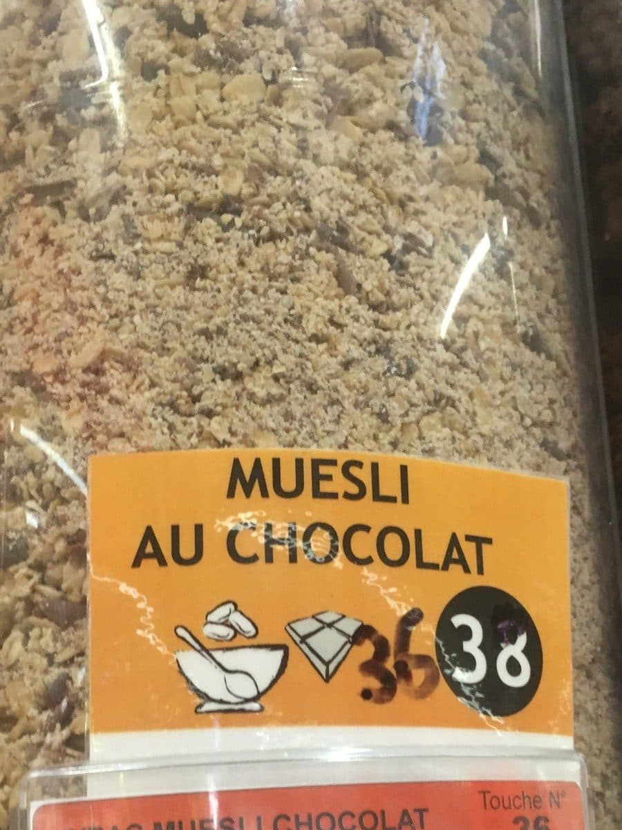 Open Food Facts Muesli chocolat vrac packshot