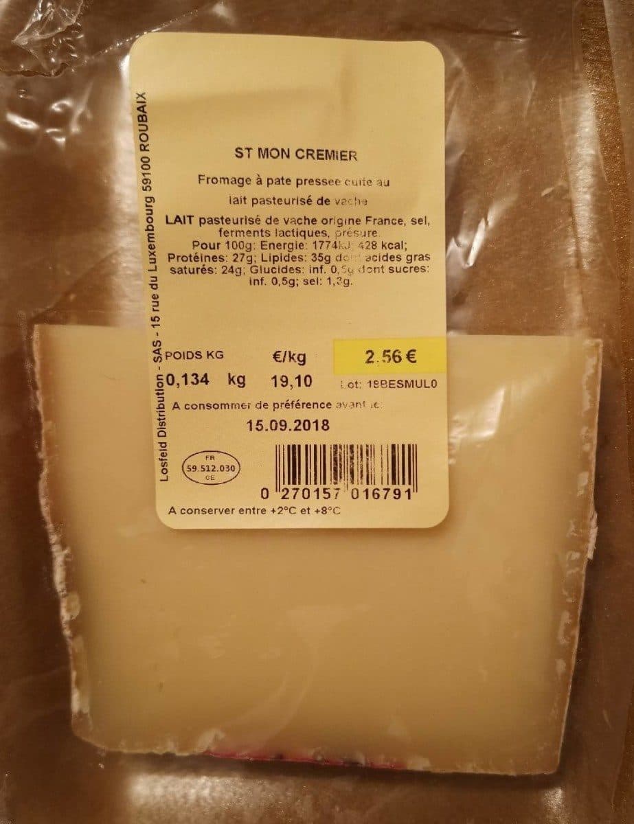 Open Food Facts St Mon Cremier packshot