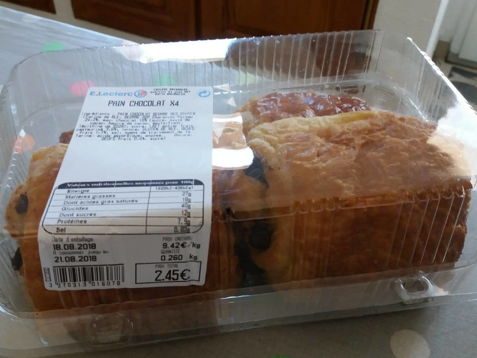 Open Food Facts Pains aux chocolats packshot