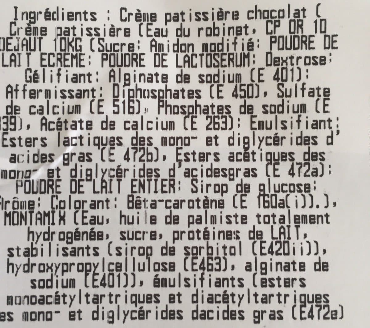 Open Food Facts Mille Feuille Chocolat packshot