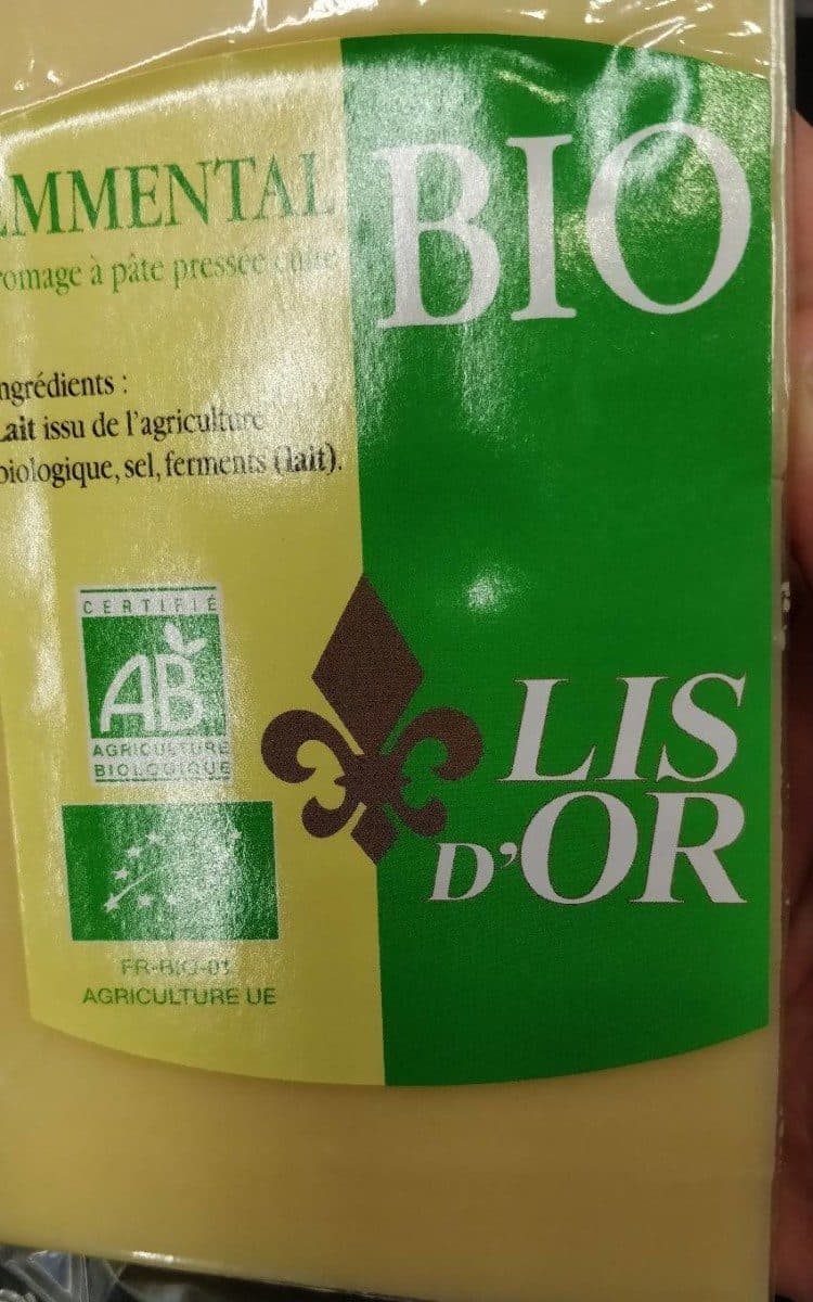 Lys D'or Emmental bio lys d'or packshot