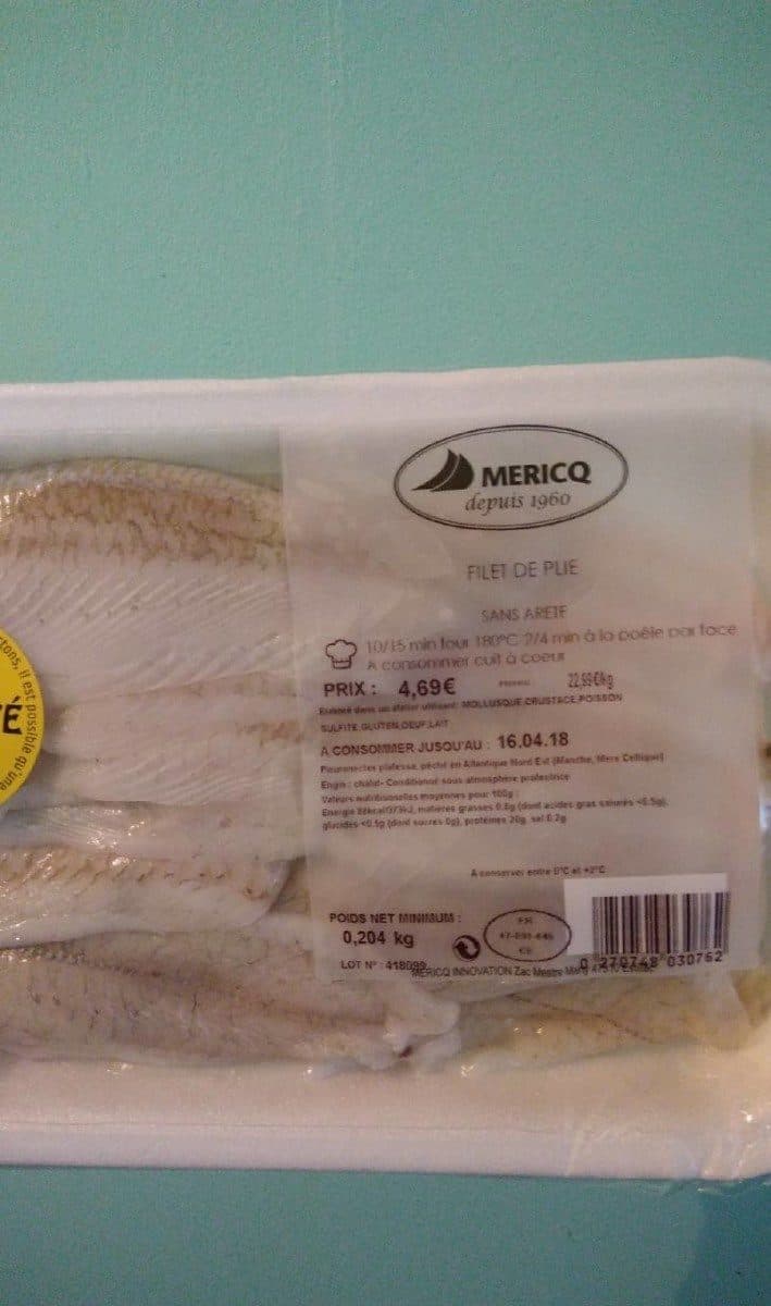 Open Food Facts Filet de plie sans arete packshot