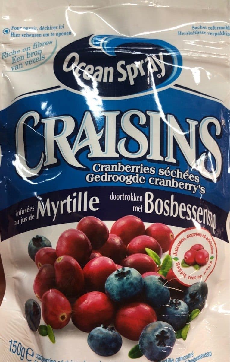 Open Food Facts Cranberries séchées packshot