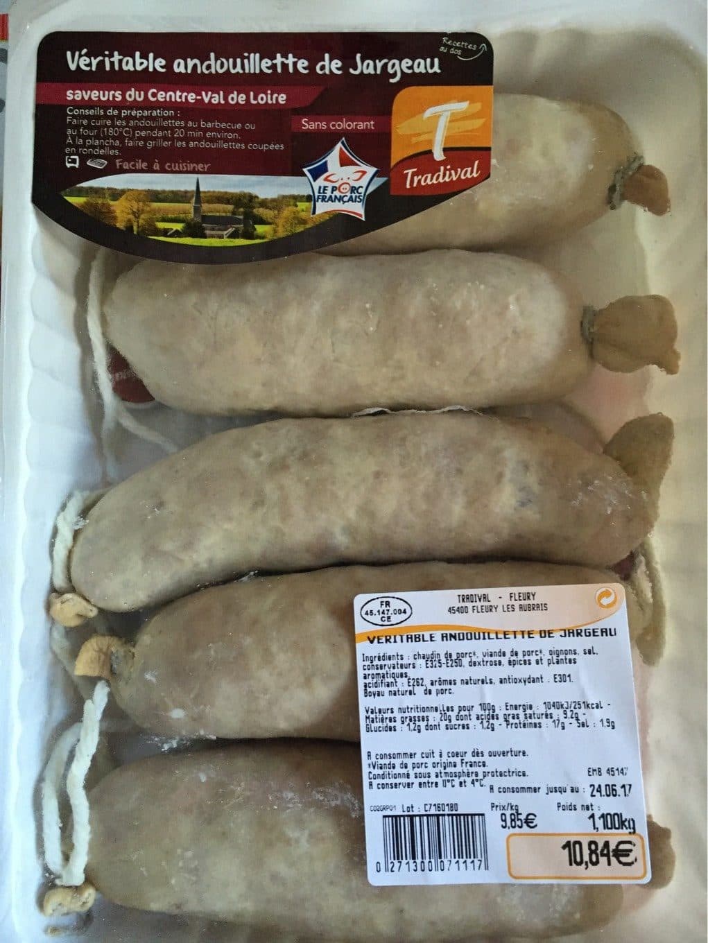 Tradival Veritable andouillette de Jargeau packshot