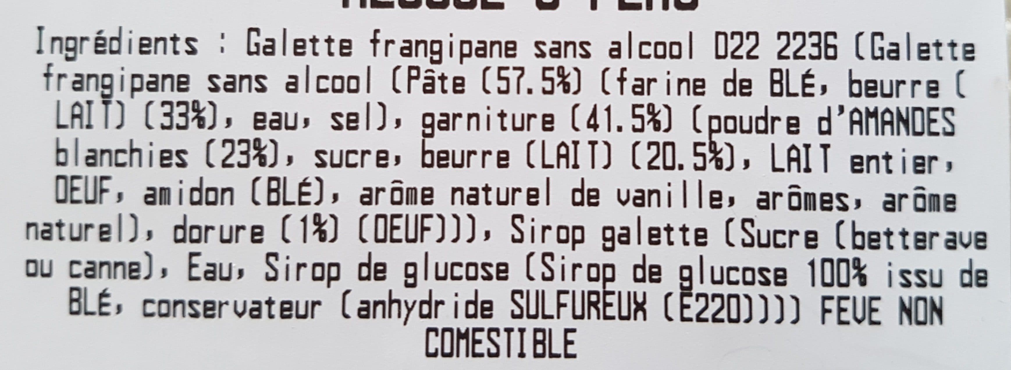 Leclerc Galette Frangipane packshot