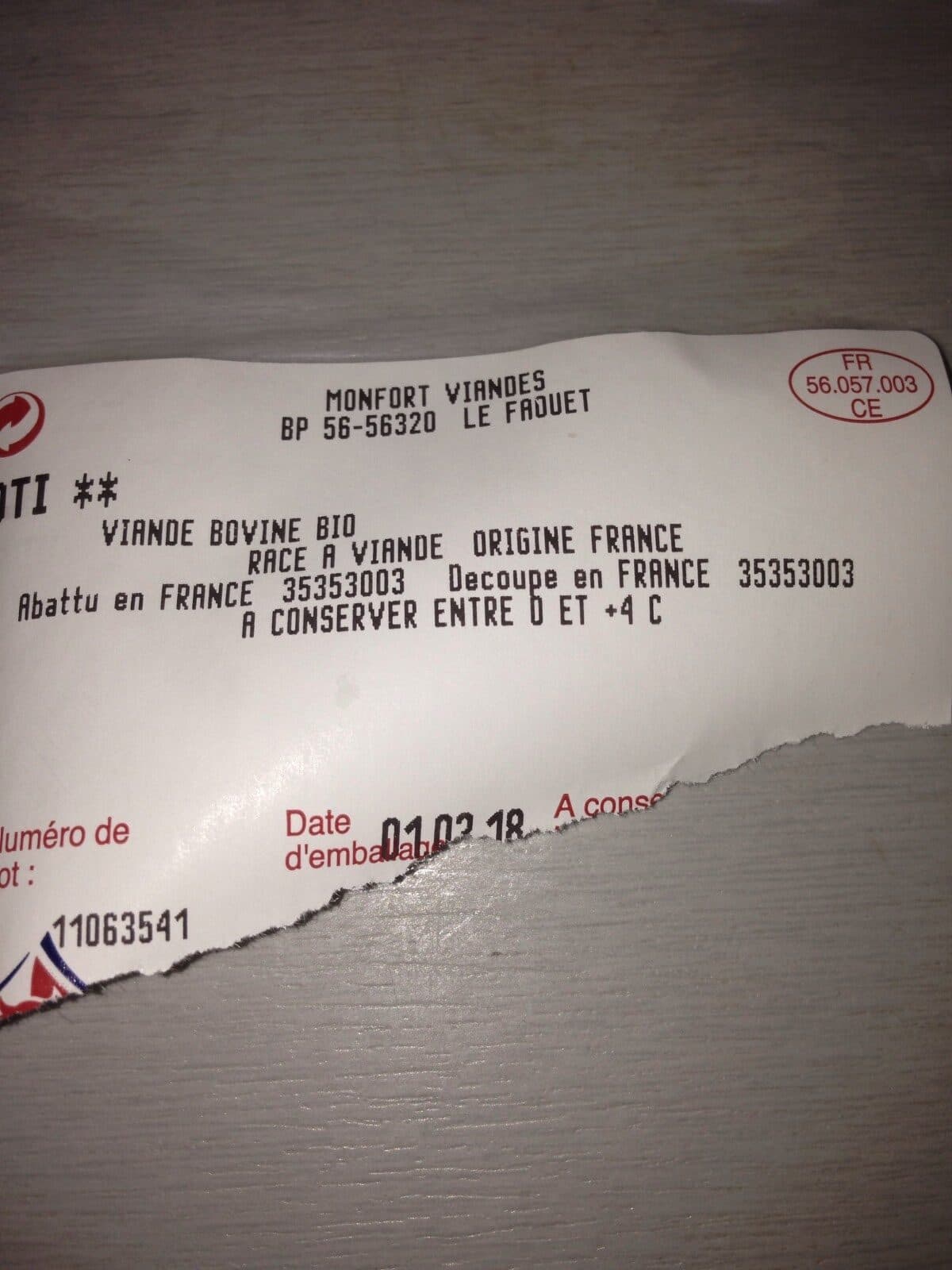 Open Food Facts Roti de boeuf packshot