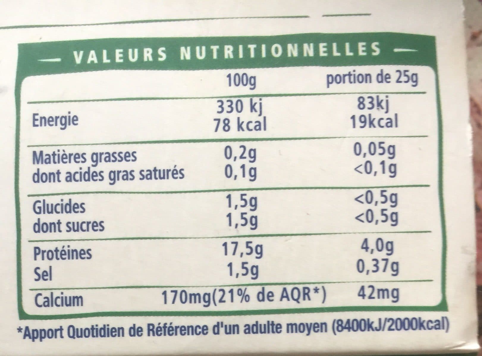 Elle & Vire Carre frais 0% packshot