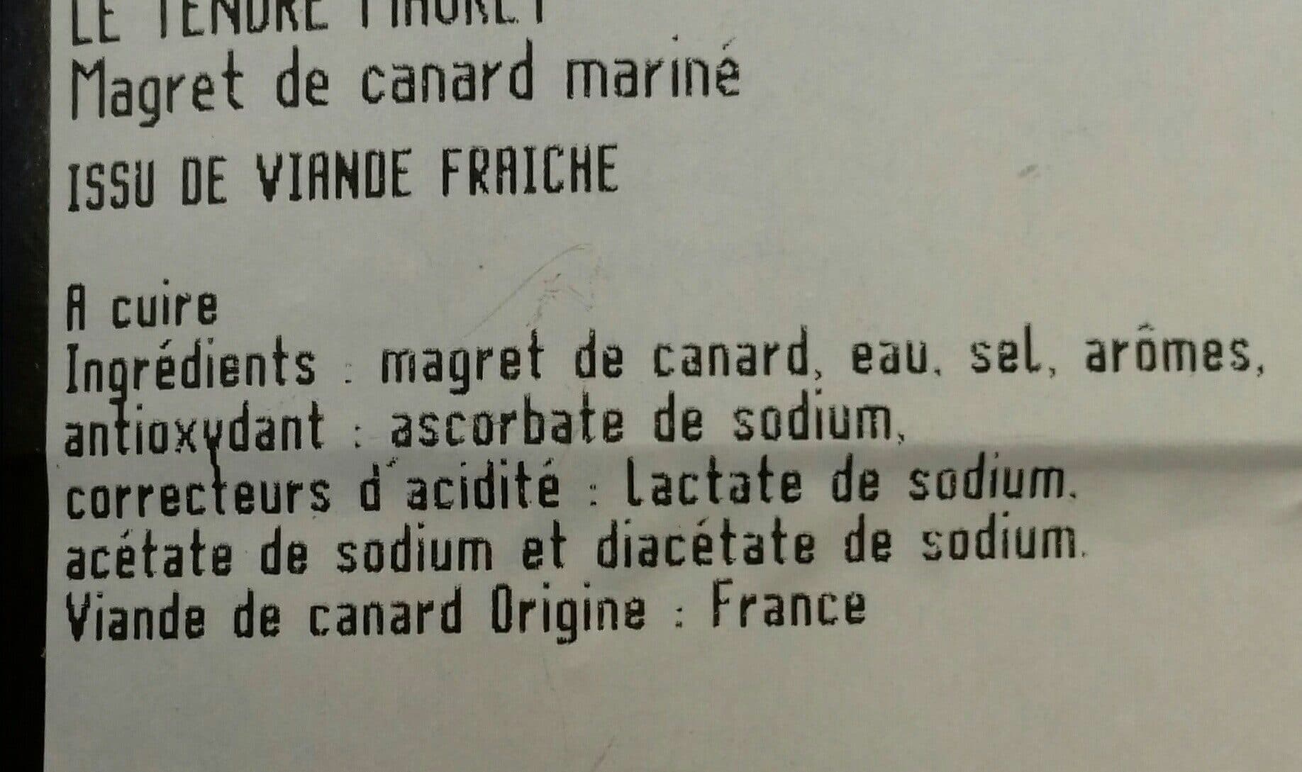 Montfort Le Tendre magret packshot