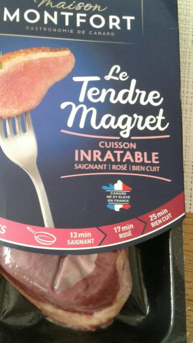 Open Food Facts Tendre magret packshot