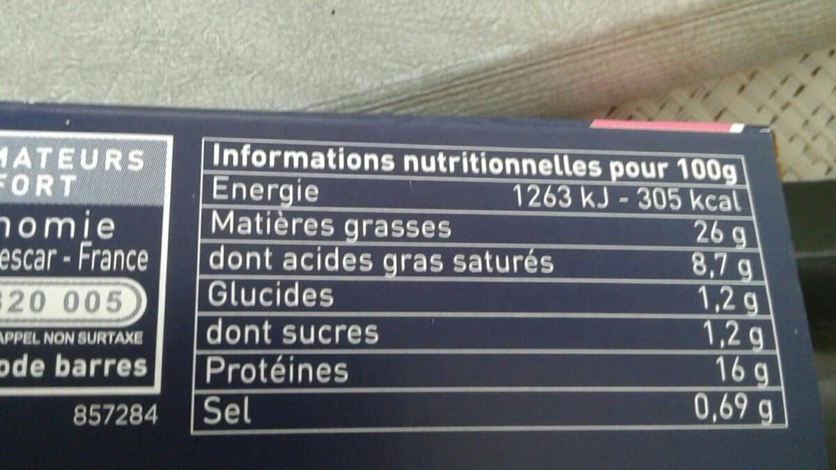 Open Food Facts Tendre magret packshot