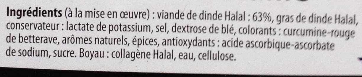Réghalal Saucisse de volaille packshot
