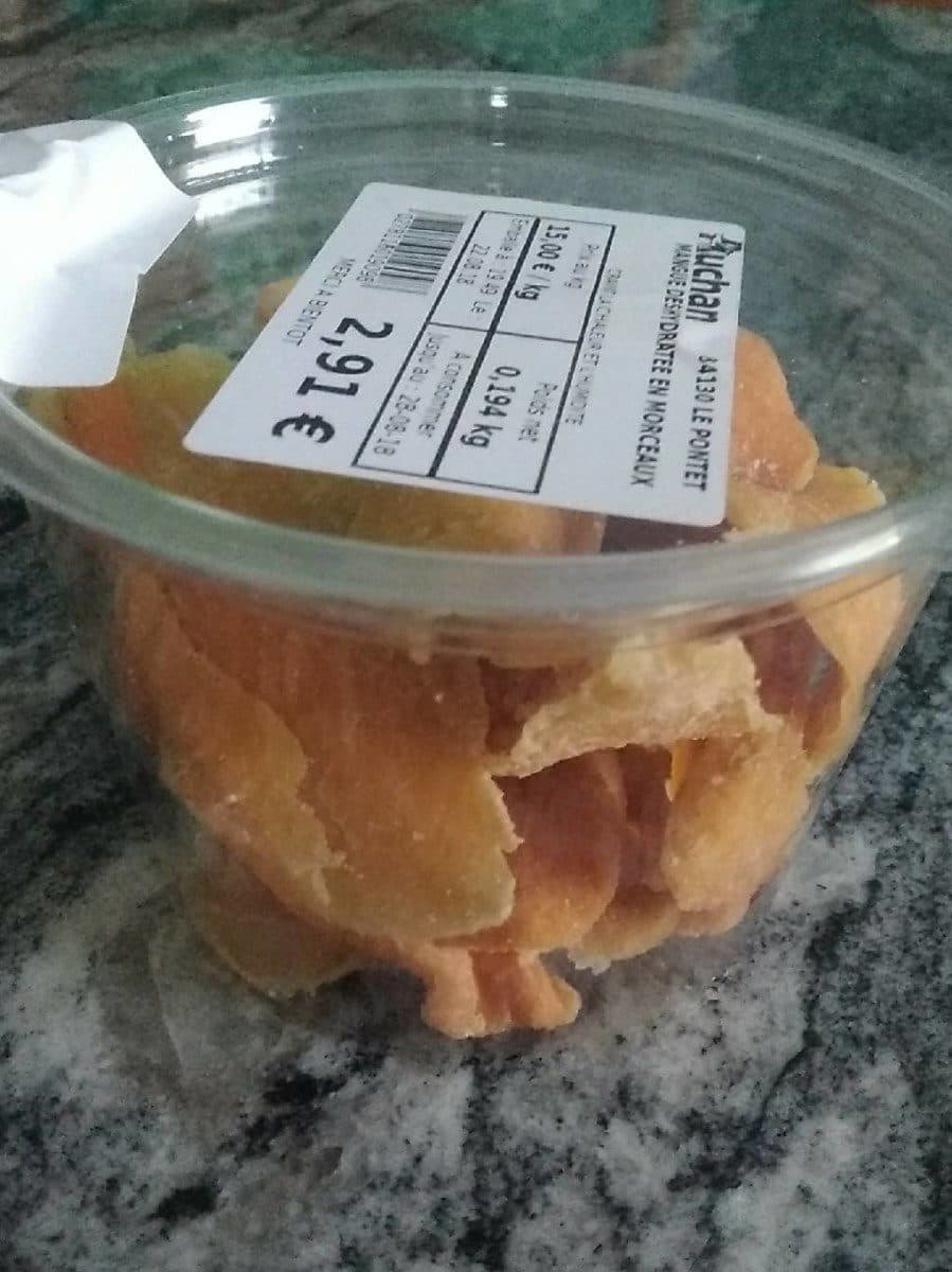 Open Food Facts Mangue déshydratée en morceaux packshot