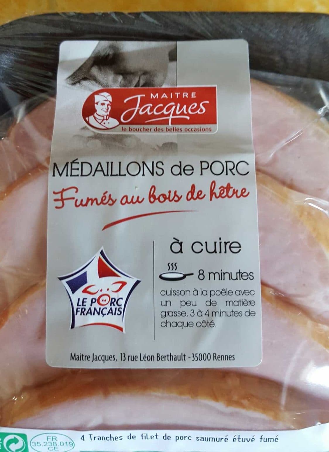 Maître Jacques rôti de porc fumé packshot
