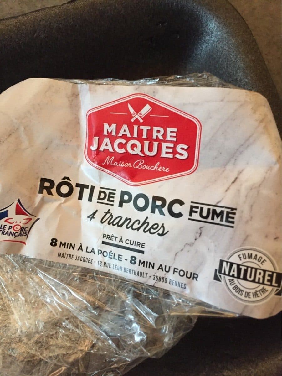 Open Food Facts Roti de porc packshot