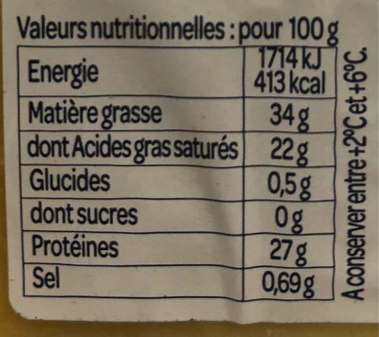 Leclerc Comté 16 mois au lait cru packshot