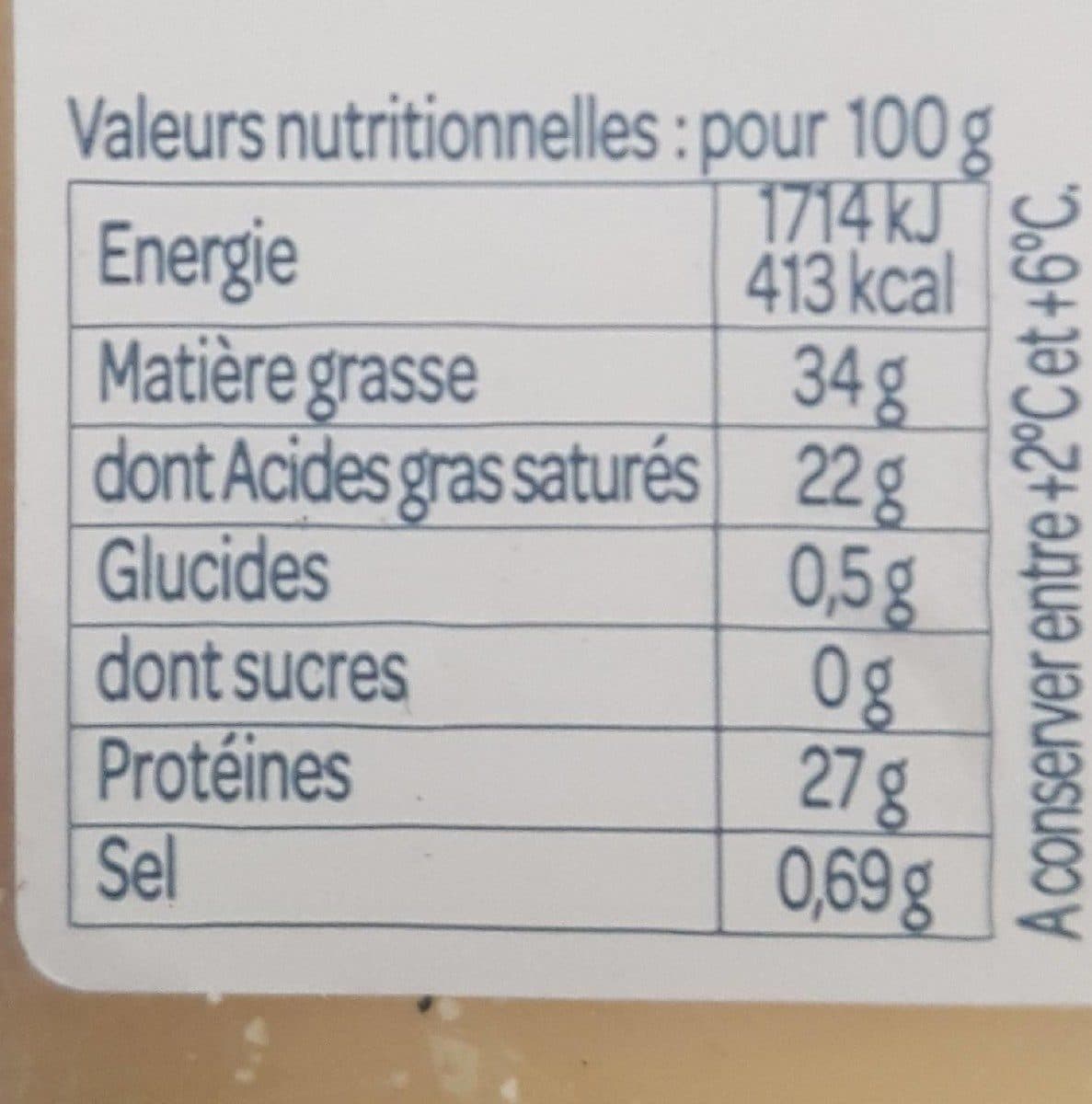 Open Food Facts Comté packshot