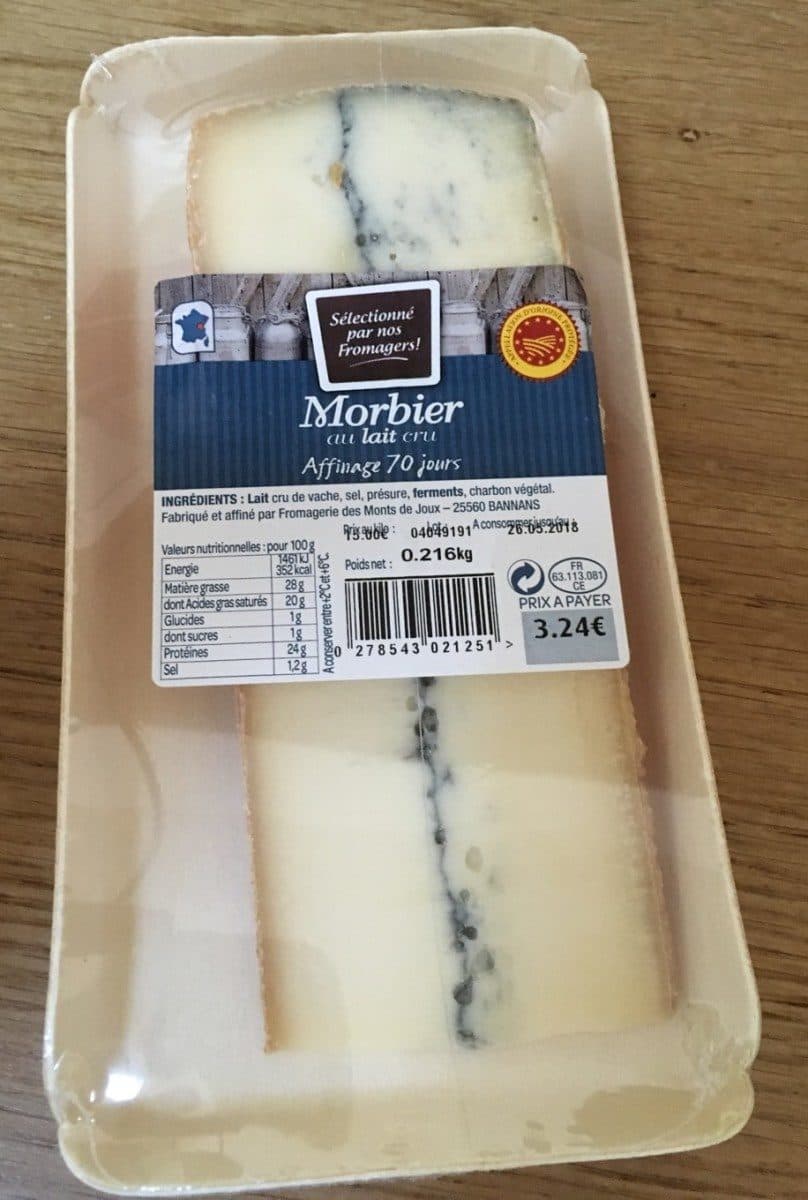Open Food Facts Morbier au lait cru packshot