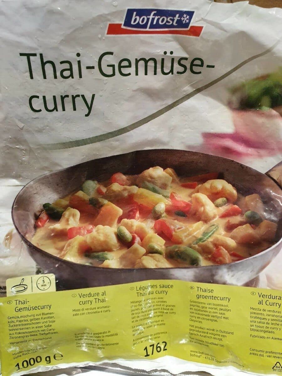bofrost Thai gemüse curry packshot