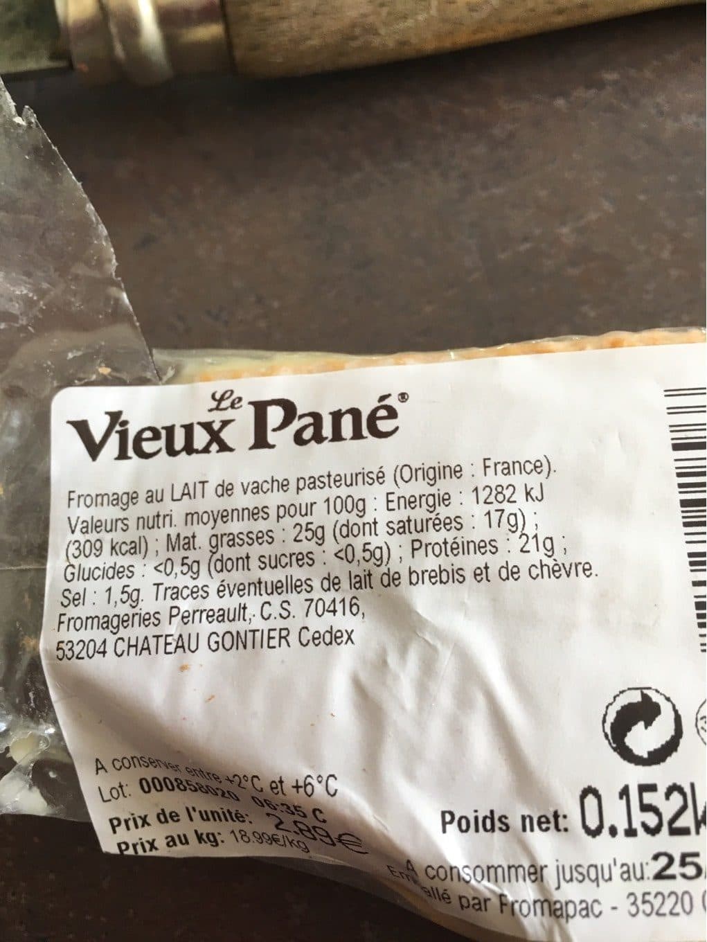 Le Vieux Pané Vieux pané packshot