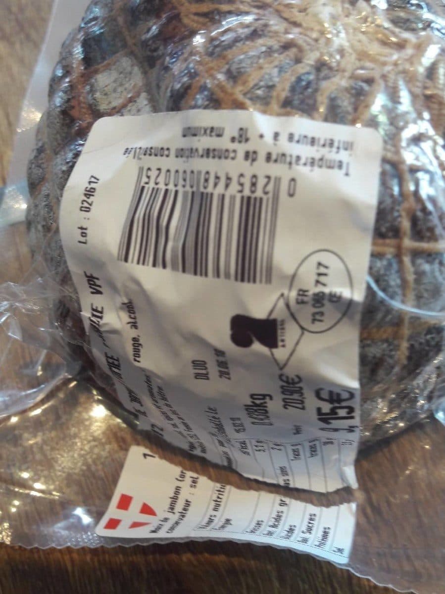 Open Food Facts Noix de jambon fume de savoie packshot