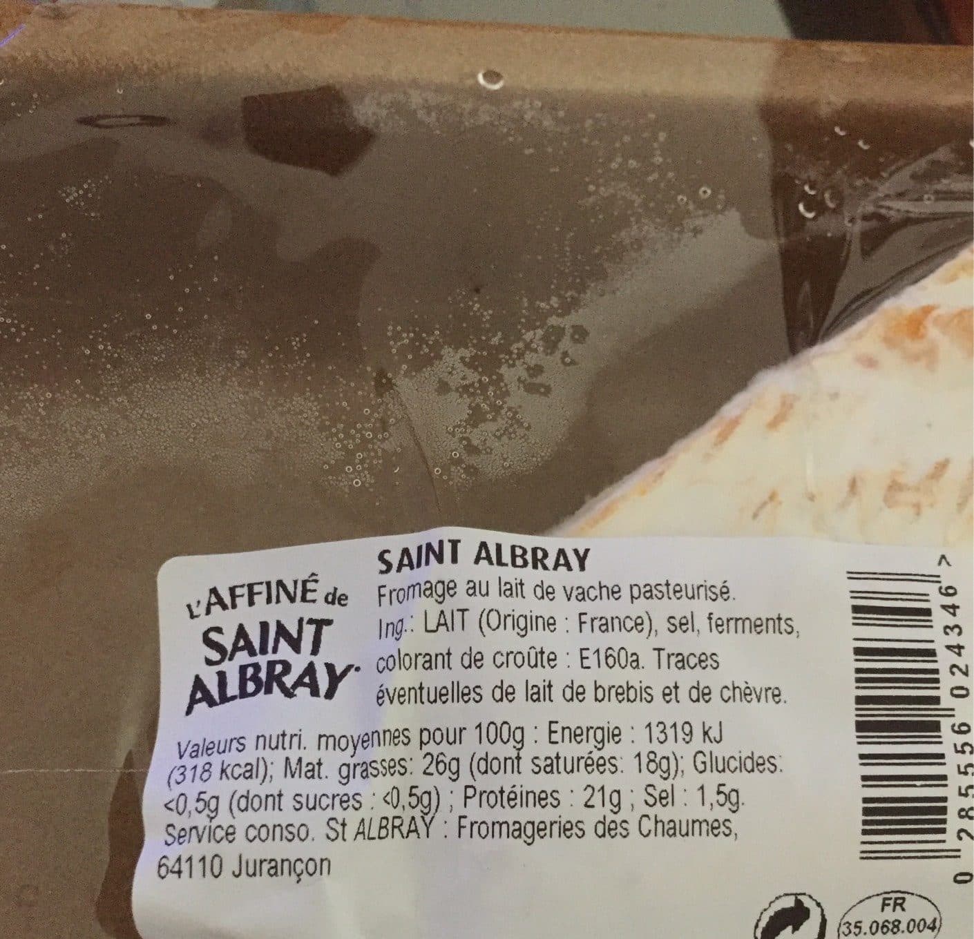 Saint Albray Saint Albray packshot