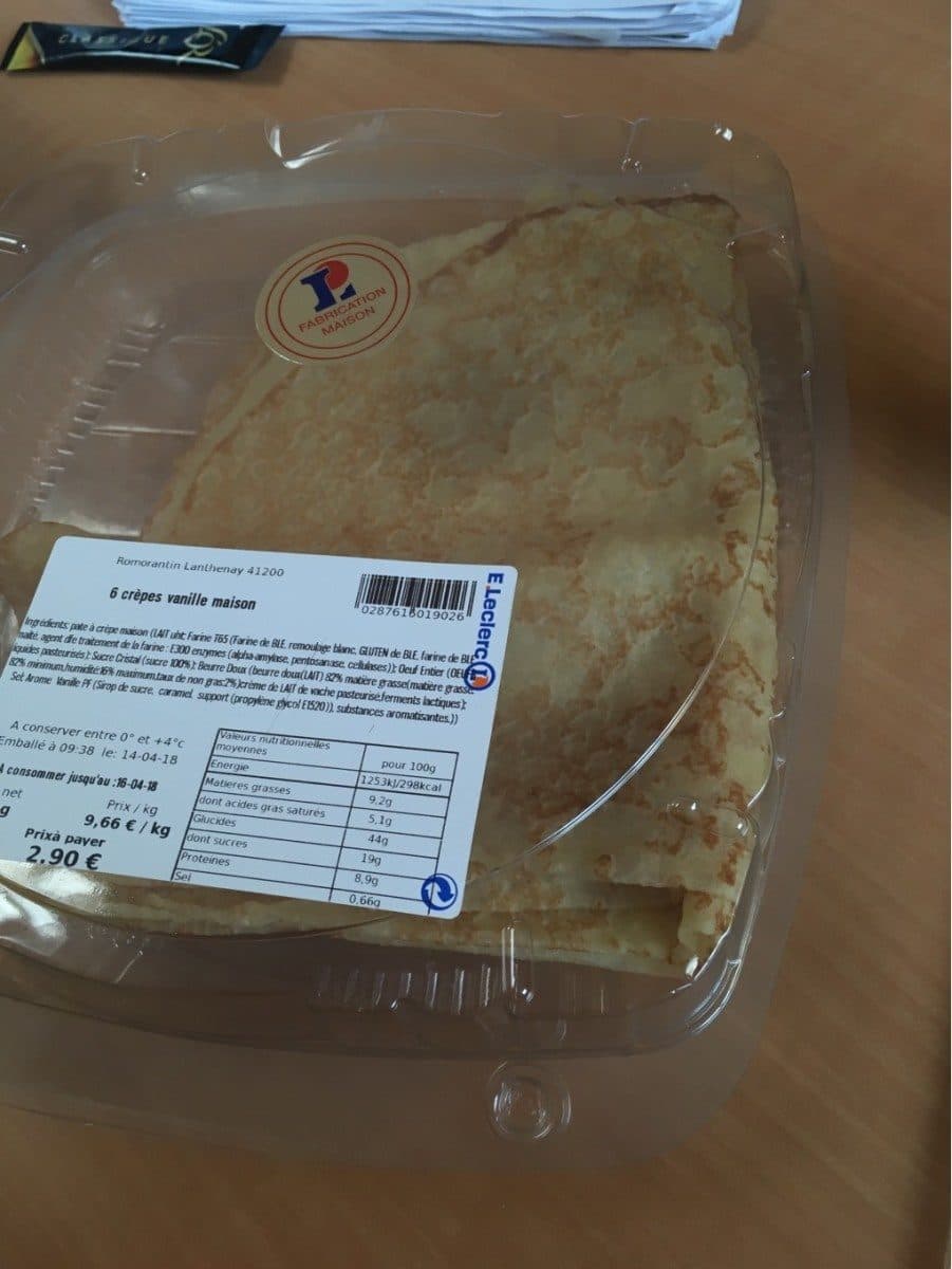 Open Food Facts Crepe packshot
